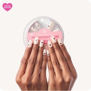 Vampy Heart Press-On Nails | Olive and June | Medium, Oval
